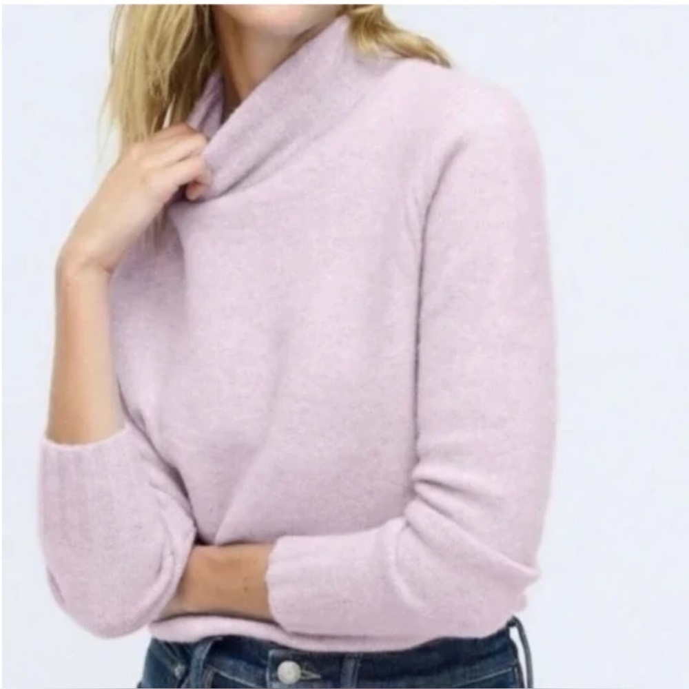 J. Crew Point Sur Mock neck sweater